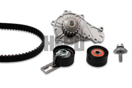 Set distributie potrivit VOLVO C30, S40 II, S60 II, S80 II, V40, V50, V60 I, V70 III; CITROEN BERLINGO, BERLINGO MULTISPACE 1.4D/1.5D/1.6D dupa 2004 (curea + intinzator + pompa apa) [1]