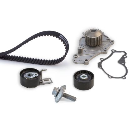 Distributie - Set distributie (curea + intinzator + pompa apa) potrivit VOLVO C30, S40 II, S60 II, S80 II, V40, V50, V60 I, V70 III; CITROEN BERLINGO, BERLINGO MULTISPACE 1.4D/1.5D/1.6D 06.04-