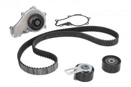 Set distributie potrivit VOLVO C30, S40 II, S60 II, S80 II, V40, V50, V60 I, V70 III; CITROEN BERLINGO, BERLINGO MULTISPACE 1.4D-2.0D dupa 2004 (curea + intinzator + Pompa apa) [1]