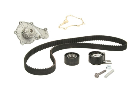Distributie - Set distributie (curea + intinzator + pompa apa) potrivit VOLVO C30, S40 II, S80 II, V40, V50, V70 III; CITROEN BERLINGO, BERLINGO MULTISPACE, BERLINGO/MINIVAN, C2, C3 I 1.6D 10.03-