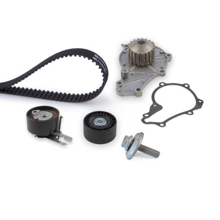 Set distributie potrivit VOLVO C30, S40 II, S80 II, V40, V50, V70 III; CITROEN BERLINGO, BERLINGO MULTISPACE, BERLINGO/MINIVAN, C2, C3 I 1.4D/1.6D dupa 2001 (curea + intinzator + pompa apa) [1]