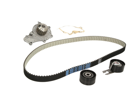 Distributie - Set distributie (curea + intinzator + pompa apa) potrivit VOLVO C30, S40 II, S80 II, V40, V50, V70 III; CITROEN BERLINGO, BERLINGO MULTISPACE, BERLINGO/MINIVAN, C2, C3 I 1.6D/2.0D 10.03-
