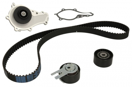 Set distributie potrivit VOLVO C30, S40 II, S80 II, V40, V50, V70 III; CITROEN BERLINGO, BERLINGO MULTISPACE, BERLINGO/MINIVAN, C2, C3 I 1.4D/1.6D dupa 2001 (curea + intinzator + Pompa apa) [1]