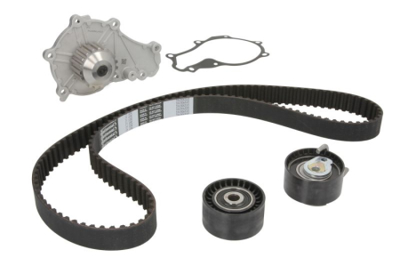 Distributie - Set distributie (curea + intinzator + pompa apa) potrivit VOLVO C30, S40 II, S80 II, V40, V50, V70 III; CITROEN BERLINGO, BERLINGO MULTISPACE, BERLINGO/MINIVAN, C2, C3 I 1.4D/1.6D 11.01-