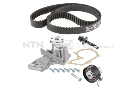 Set distributie (curea + intinzator + pompa apa) potrivit VOLVO C30, S40 II, V50; FORD B-MAX, C-MAX, C-MAX II, COURIER, ECOSPORT, FIESTA V, FIESTA VI, FOCUS C-MAX, FOCUS II 1.2-2.0 10.90- [1]