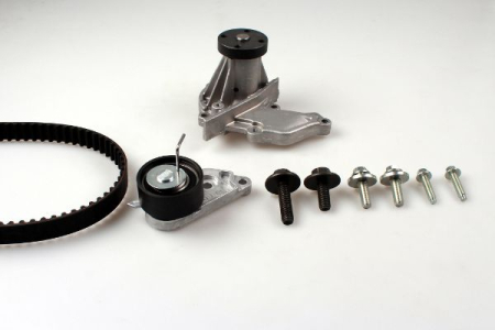 Distributie - Set distributie (curea + intinzator + pompa apa) potrivit VOLVO C30, S40 II, V50; FORD COURIER, FIESTA IV, FIESTA V, FIESTA/HATCHBACK, FIESTA/MINIVAN, FOCUS C-MAX 1.0-1.7 08.95-12.12