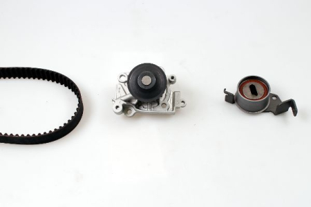 Distributie - Set distributie (curea + intinzator + pompa apa) potrivit VOLVO S40 I; MITSUBISHI CARISMA 1.6/1.8 05.95-06.06