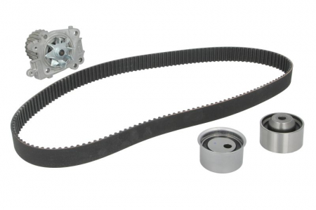 Set distributie potrivit VOLVO S40 I, V40; MITSUBISHI CARISMA, LANCER VI, PAJERO PININ I, SPACE STAR 1.8 1995-2006 (curea + intinzator + Pompa apa) [1]