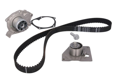 Distributie - Set distributie (curea + intinzator + pompa apa) potrivit VOLVO S40 I, V40; MITSUBISHI CARISMA, SPACE STAR; NISSAN INTERSTAR, PRIMASTAR; OPEL MOVANO A, VIVARO A 1.9D/2.0 12.97-