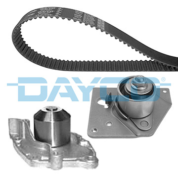 Distributie - Set distributie (curea + intinzator + pompa apa) potrivit VOLVO S40 I, V40; MITSUBISHI CARISMA, SPACE STAR; NISSAN INTERSTAR, PRIMASTAR; OPEL MOVANO A, VIVARO A 1.9D/2.0 12.97-