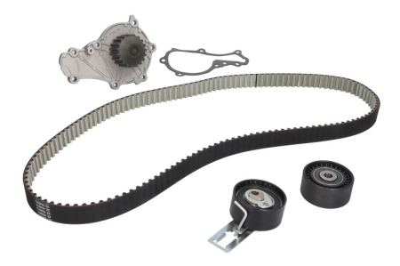 Distributie - Set distributie (curea + intinzator + pompa apa) potrivit VOLVO S40 II, S60 II, S80 II, V40, V50, V60 I, V70 III; CITROEN BERLINGO, BERLINGO MULTISPACE, BERLINGO/MINIVAN 1.4D/1.6D 06.04-
