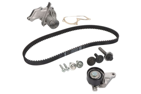Distributie - Set distributie (curea + intinzator + pompa apa) potrivit VOLVO S40 II, V50; FORD COURIER, FIESTA, FIESTA IV, FIESTA V, FIESTA/HATCHBACK, FIESTA/MINIVAN, FOCUS C-MAX 1.2-1.7 08.95-06.19