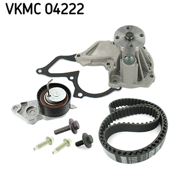 Set distributie potrivit VOLVO S40 II, V50; FORD FIESTA, FIESTA IV, FIESTA V, FIESTA/HATCHBACK, FIESTA/MINIVAN, FOCUS C-MAX, FOCUS I 1.2-1.7 1995-2013 (curea + intinzator + pompa apa) [1]