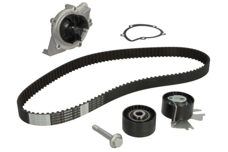 Distributie - Set distributie (curea + intinzator + pompa apa) potrivit VOLVO S40 II, V50, V70 III; CITROEN C4, C4 GRAND PICASSO I, C4 I, C4 PICASSO I, C5 II, C5 III, C5 II/KOMBI, C8 1.8/2.0D 06.02-