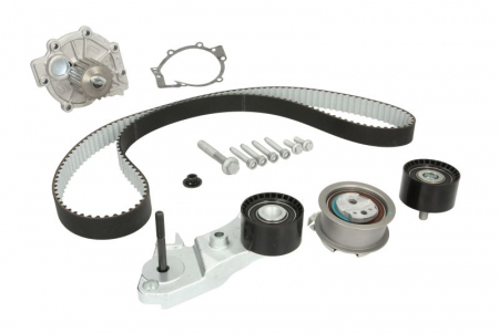 Distributie - Set distributie (curea + intinzator + Pompa apa) potrivit VOLVO S60 II, S80 II, S90 II, V40, V60 I, V60 II, V70 III, V90 II, XC40, XC60 I, XC60 II, XC70 II, XC90 II 2.0/2.0D 09.13-