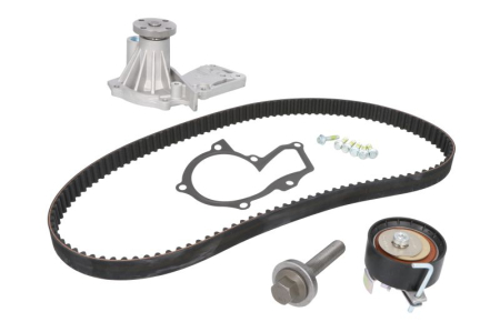 Distributie - Set distributie (curea + intinzator + pompa apa) potrivit VOLVO S60 II, S80 II, V40, V60 I, V70 III; FORD C-MAX II, FIESTA VI, FOCUS III, FOCUS III/HATCHBACK 1.5/1.6/1.6ALK 04.10-
