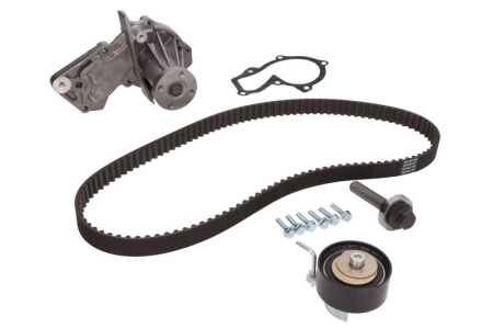 Distributie - Set distributie (curea + intinzator + pompa apa) potrivit VOLVO S60 II, S80 II, V40, V60 I, V70 III; FORD C-MAX II, FIESTA VI, FOCUS III, FOCUS III/HATCHBACK 1.5/1.6/1.6ALK 04.10-