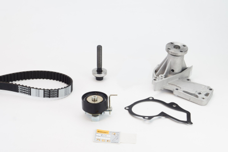 Distributie - Set distributie (curea + intinzator + pompa apa) potrivit VOLVO S60 II, S80 II, V40, V60 I, V70 III; FORD C-MAX II, FIESTA VI, FOCUS III, FOCUS III/HATCHBACK 1.5/1.6/1.6ALK 04.10-
