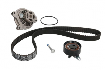 Distributie - Set distributie potrivit VW CALIFORNIA T4 CAMPER, TRANSPORTER T4 2.5 1990-2003 (curea + intinzator + Pompa apa)