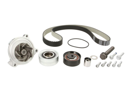 Distributie - Set distributie (curea + intinzator + pompa apa) potrivit VW CRAFTER 30-35, CRAFTER 30-50 2.5D 04.06-05.13