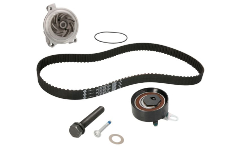 Distributie - Set distributie (curea + intinzator + pompa apa) potrivit VW TRANSPORTER T4 2.5 09.90-06.03