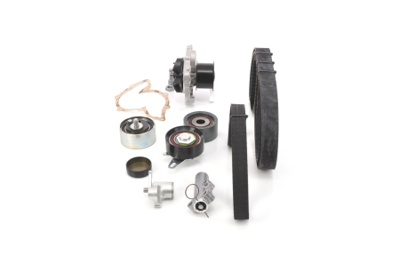 Set distributie (curea + pompa apa) cu rulouri set 3 buc potrivit AUDI A4 B5, A4 B6, A4 B7, A6 C5, A8 D2, ALLROAD C5; SKODA SUPERB I; VW PASSAT B5, PASSAT B5.5 2.5D 01.97-03.08 [2]