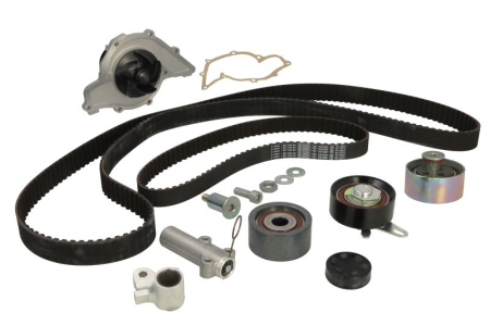Distributie - Set distributie (curea + pompa apa) cu rulouri set 3 buc potrivit AUDI A4 B5, A4 B6, A4 B7, A6 C5, A8 D2, ALLROAD C5; SKODA SUPERB I; VW PASSAT B5, PASSAT B5.5 2.5D 01.97-03.08