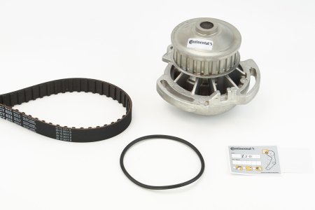 Set distributie (curea + pompa apa) potrivit AUDI 50, 80 B2; VW DERBY, GOLF I, GOLF II, JETTA I, JETTA II, PASSAT B1, PASSAT B2, POLO, POLO CLASSIC, POLO II 0.8-1.3 05.73-09.94 [1]