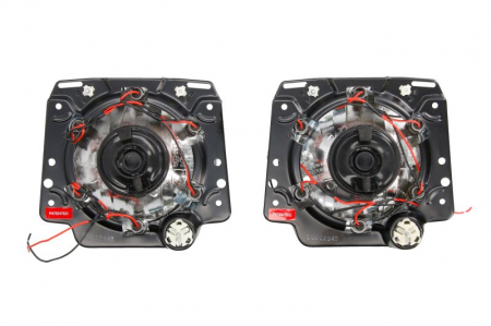 Set faruri stanga/dreapta (H4, manual, fara motor, culoare interior: negru) potrivit VW GOLF II 08.83-12.92 [1]