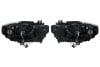 Set faruri stanga/dreapta potrivit BMW 3 F30, F31, F80 2011-2019 (H7/PY21W, electric, cu motoras, tuning, culoare interior: negru) [2]