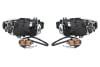 Set faruri stanga/dreapta potrivit BMW 3 F30, F31, F80 2011-2019 (H7/PY21W, electric, cu motoras, tuning, culoare interior: negru) [2]