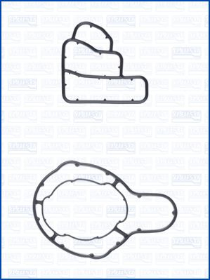 Garnituri - Set garnitura radiator ulei potrivit AUDI A4 ALLROAD B8, A4 B8, A5, A6 ALLROAD C7, A6 C7, A7, A8 D4, Q5, Q7; VW TOUAREG 3.0D 2007-2018