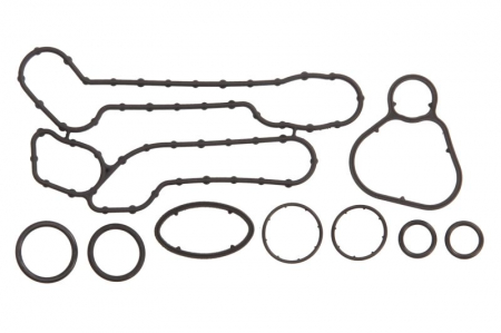Garnituri - Set garnituri radiator ulei potrivit ALFA ROMEO 159; CHEVROLET AVEO, AVEO / KALOS, CRUZE, ORLANDO, TRAX; FIAT CROMA; OPEL ASTRA H, ASTRA H CLASSIC, ASTRA H GTC, ASTRA H/KOMBI, ASTRA J 1.4-1.8LPG 06.05