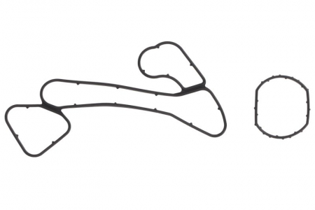 Piese Auto - Set garnituri radiator ulei potrivit AUDI A4 ALLROAD B8, A4 B8, A5, A6 ALLROAD C7, A6 C7, A7, A8 D4, Q5, Q7; PORSCHE CAYENNE, MACAN, PANAMERA; VW TOUAREG 3.0D 11.07-