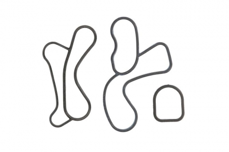 Piese Auto - Set garnituri radiator ulei potrivit BMW 1 (F20), 1 (F21), 2 (F22, F87), 2 (F23), 2 (G42, G87), 3 (F30, F80), 3 (F31), 3 (G20, G80, G28), 3 (G21), 3 (G21, G81), 3 GRAN TURISMO (F34) 1.5-2.0H 06.10-