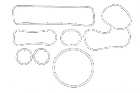 Garnituri - Set garnituri radiator ulei potrivit NISSAN NV400, PRIMASTAR, X-TRAIL III; OPEL MOVANO B; RENAULT MASTER III 2.0D/2.3D 09.06-