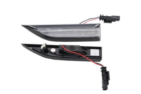 Set lumini semnalizare stanga/dreapta potrivit VW MULTIVAN T6 2.0/2.0D dupa 2015 (transparent, LED) [1]