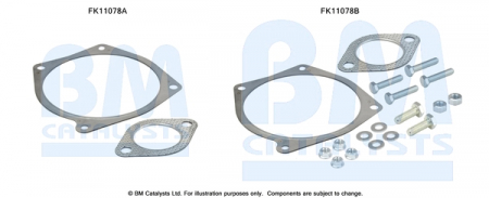 Set montaj esapament BM11078 NISSAN QASHQAI I 1.5D intre 2007-2013 [1]