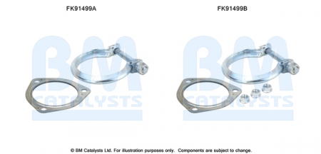 Set montaj esapament potrivit CITROEN C4, C4 GRAND PICASSO I, C4 I, C4 PICASSO I; MINI (R56), (R57), CLUBMAN (R55); PEUGEOT 207, 3008, 308, 308 I 1.6 2006-2016 [2]