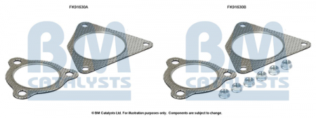 Set montaj esapament potrivit RENAULT AVANTIME, ESPACE IV, GRAND SCENIC II, LAGUNA II, LAGUNA III, MEGANE II, SCENIC II, VEL SATIS 2.0 dupa 2001 [1]