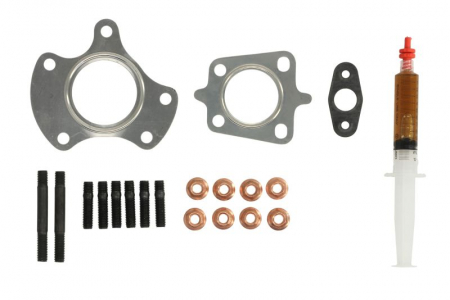 Set montaj esapament - Set montaj turbocompresor (cu garnituri) potrivit CHRYSLER VOYAGER V; DODGE NITRO, RAM; JEEP CHEROKEE, WRANGLER III; LANCIA VOYAGER 2.8D 06.04-