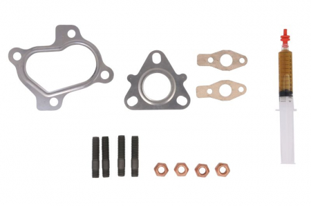 Set montaj esapament - Set montaj turbocompresor (cu garnituri) potrivit MITSUBISHI L200 / TRITON 2.5D 11.05-12.15