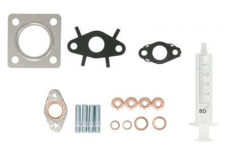 Set montaj esapament - Set montaj turbocompresor potrivit ALFA ROMEO 147, 156, GT; FIAT BRAVO II, MAREA, MULTIPLA, STILO; LANCIA LYBRA 1.9D 09.00-12.14