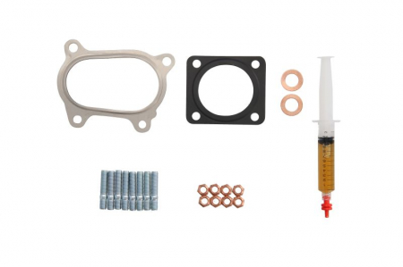 Set montaj esapament - Set montaj turbocompresor potrivit ALFA ROMEO GIULIETTA, MITO; FIAT BRAVO II, LINEA; LANCIA DELTA III; OPEL COMBO TOUR, COMBO/MINIVAN 1.4/1.4CNG/1.4LPG 05.07-