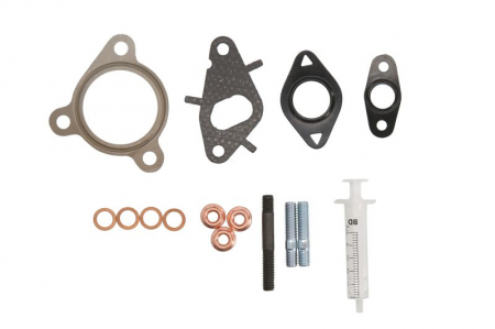Set montaj esapament - Set montaj turbocompresor potrivit ALFA ROMEO MITO; FIAT DOBLO, DOBLO CARGO, DOBLO/MINIVAN, GRANDE PUNTO, IDEA, LINEA, PUNTO EVO, PUNTO EVO/HATCHBACK, STRADA 1.3D 04.05-