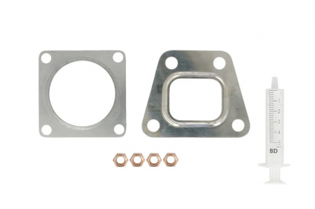 Set montaj esapament - Set montaj turbocompresor potrivit AUDI 80 B3, 80 B4, 90 B3, A4 B5, A6 C4, CABRIOLET B3; SEAT CORDOBA, IBIZA II, TOLEDO I; VW GOLF II, GOLF III, GOLF IV, ILTIS, JETTA II 1.6D/1.9D 08.83-09.01
