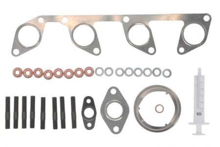 Set montaj esapament - Set montaj turbocompresor potrivit AUDI A3; CHRYSLER SEBRING; DODGE AVENGER, CALIBER, JOURNEY; JEEP COMPASS, PATRIOT; MITSUBISHI GRANDIS, OUTLANDER II; SEAT ALTEA 2.0D 02.03-