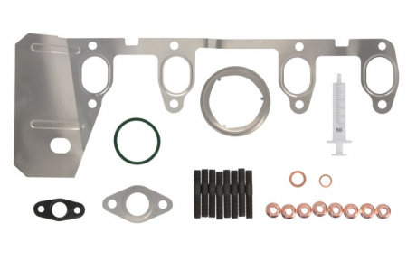Set montaj esapament - Set montaj turbocompresor potrivit AUDI A3; SEAT ALTEA, ALTEA XL, CORDOBA, IBIZA III, IBIZA IV, IBIZA IV SC, LEON, TOLEDO III; SKODA FABIA II, OCTAVIA II, ROOMSTER 1.9D/2.0D 10.01-