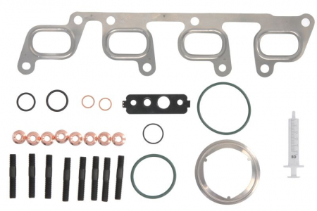 Set montaj esapament - Set montaj turbocompresor potrivit AUDI A3; SEAT ALTEA, ALTEA XL, LEON, TOLEDO IV; SKODA OCTAVIA II, ROOMSTER, SUPERB II, YETI; VW BEETLE, CADDY III, CADDY III/MINIVAN 1.6D 02.09-