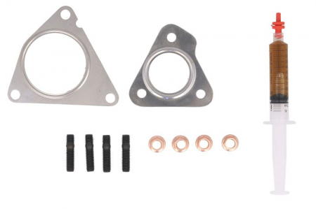 Set montaj esapament - Set montaj turbocompresor potrivit AUDI A4 ALLROAD B8, A4 B8, A5, A6 C6, Q5; SEAT EXEO, EXEO ST 2.0D 07.04-05.17